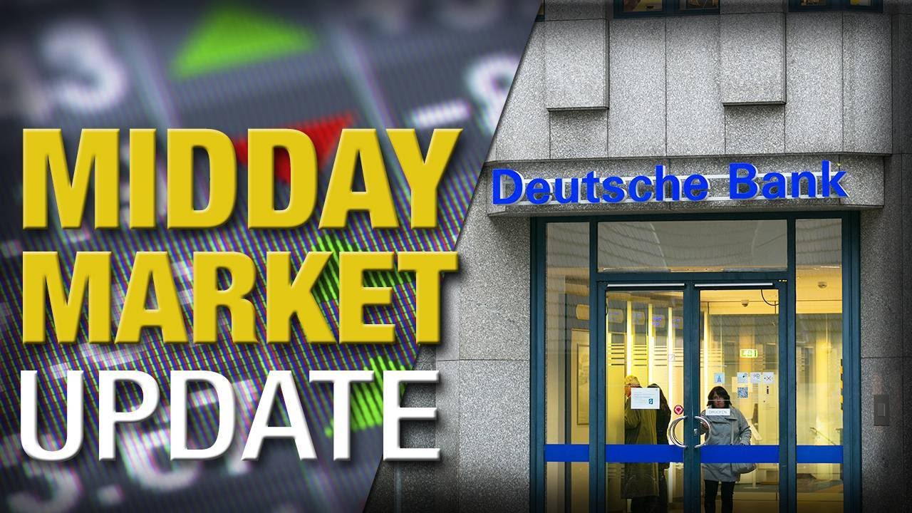 Midday Report: Stocks Retreat From Rally as Deutsche Bank Tumbles Midday Report: Stocks Retreat From Rally as Deutsche Bank Tumbles
