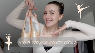 my first prepointe class