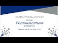 Baruch College 2020 Virtual Commencement Experience