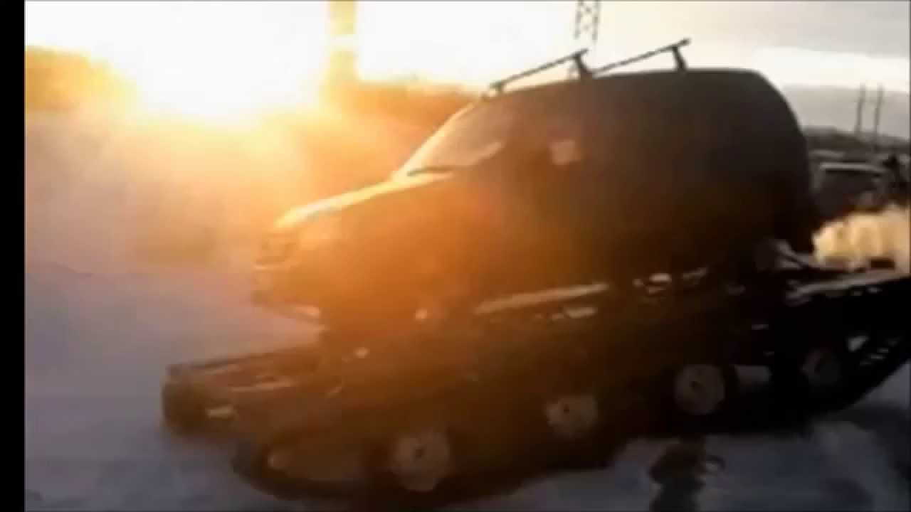 Шеви Нива на гусеницах