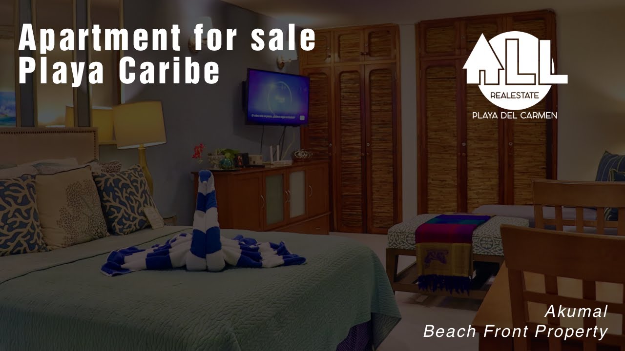Akumal Apartment Beach front building for Sale YouTube