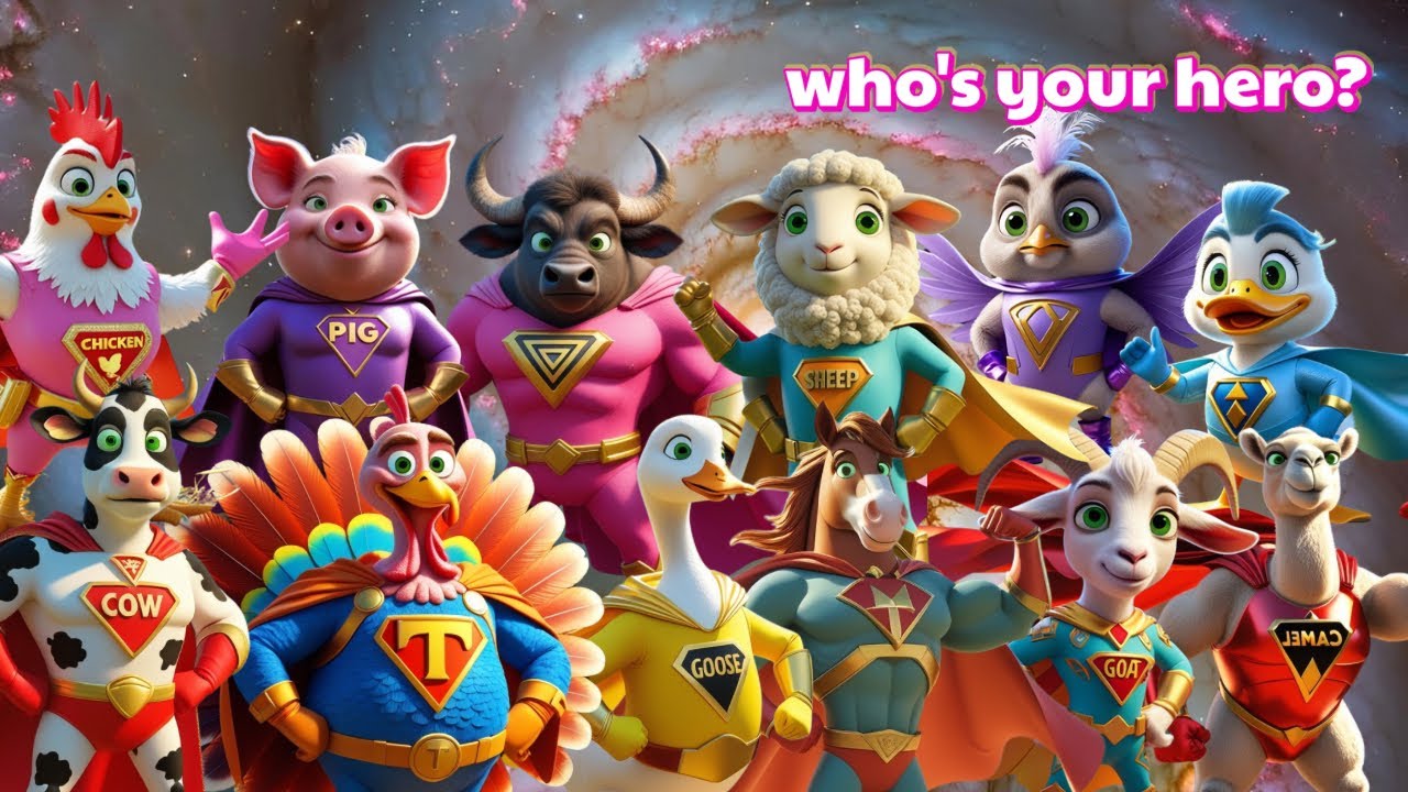 All Farm Animals Became Heroes from the Green Lightning – Who’s Your Hero?