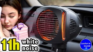 Intense Car Heater Noise for sleeping, studying, Focus, Stress Relief | White Noise, Black Screen