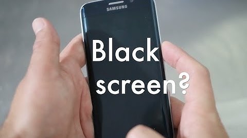 How to fix the Samsung Galaxy black screen problem!