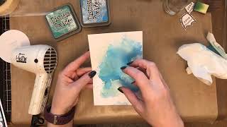 AALL&Create Pencilled Flower by Tracy Evans