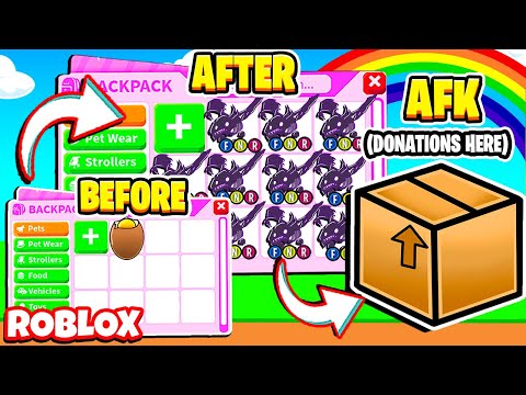Going Afk As A Donation Box For 24 Hours In Adopt Me Roblox Adopt Me Youtube - image of roblox donation jar