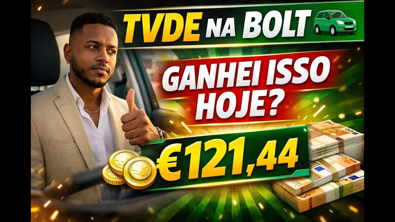 TVDE na Bolt: vale a pena? 🚗💶 Mostrando quanto ganhei hoje