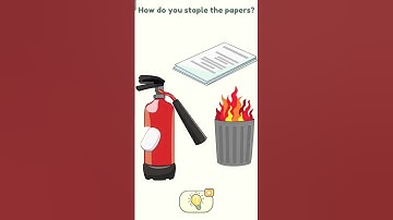 DELETE ONE PART💡| HOW DO YOU STAPLE THE PAPER