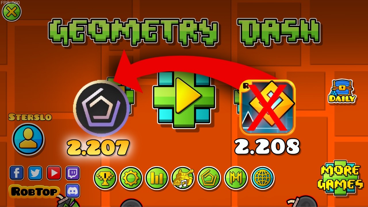 How to Revert Geometry dash 2.208 to 2.207 + Geode tutorial # ...