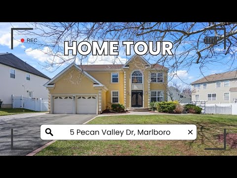 5 Pecan Valley Dr, Marlboro, NJ home video tour