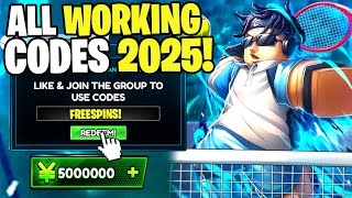 *NEW* ALL WORKING CODES FOR TENNIS ZERO IN 2025! ROBLOX TENNIS ZERO CODES