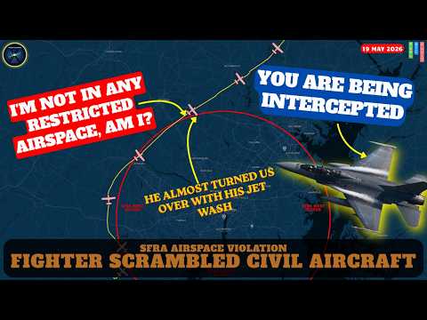(BREAKING) F-16 Scrambles to Intercept Cessna 400 — Almost “Turns It Over With Jet Wash!”
