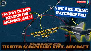 Air Defense Scramble Initiated After Civil Aircraft Enters SFRA Without Clearance.