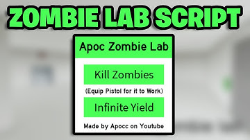 NEW BEST Zombie Lab Script - (ROBLOX)