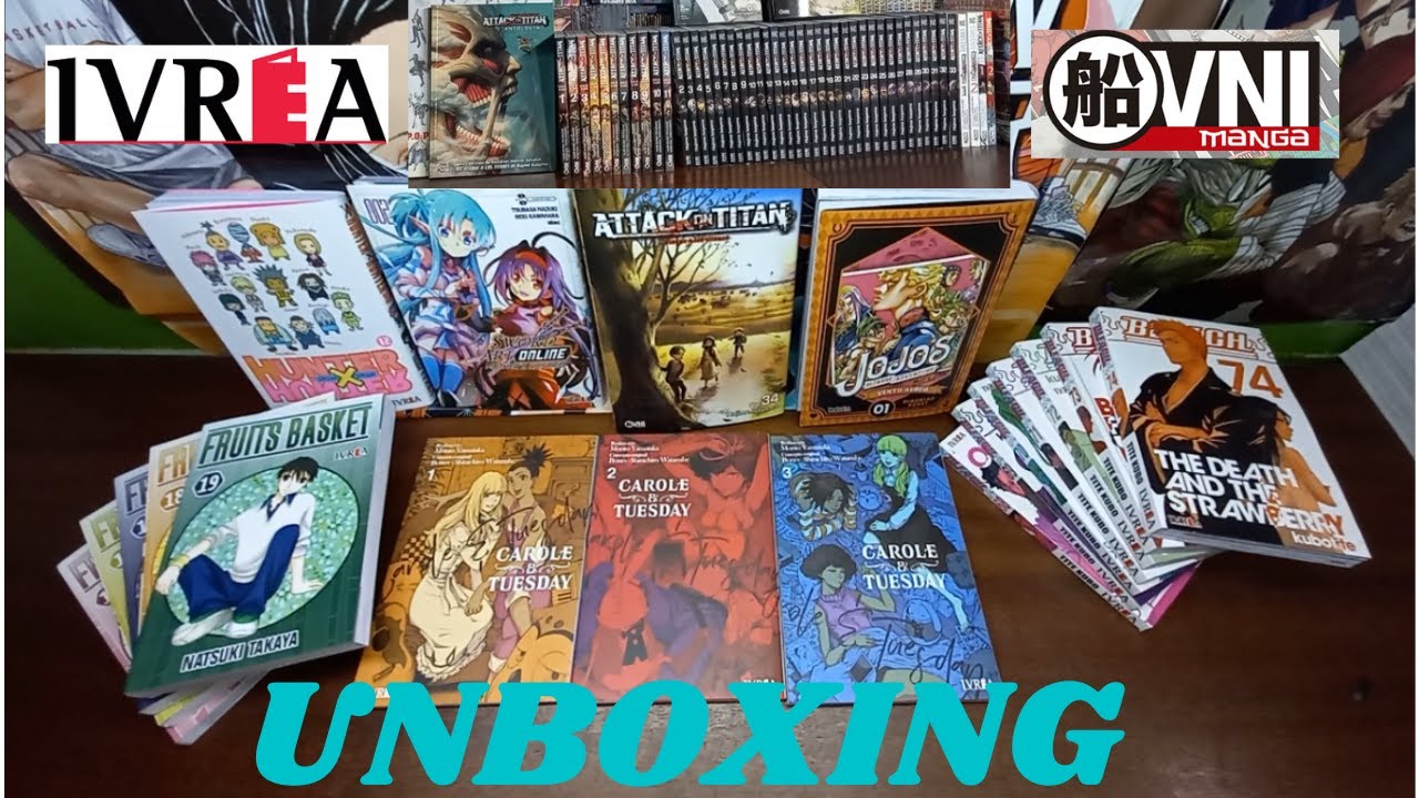 📚 UNBOXING MANGA 023 Bleach, Fruits Basket, Hunter x Hunter, Jojo, SAO
