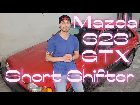 Mazda 323 GTX Short Shifter - YouTube