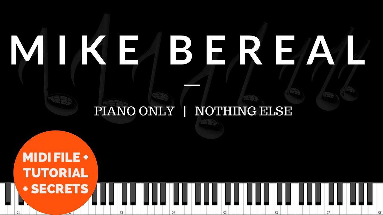 Mike Bereal riffs | Learn techniques from Mike Bereal on the keys | Tutorial + MIDI File