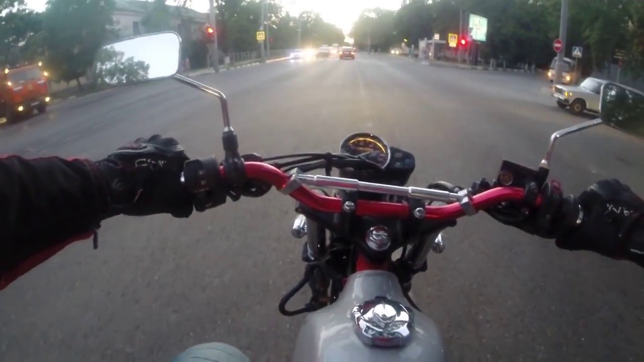 Honda FTR 223 в городе ( Хонда FTR 223)