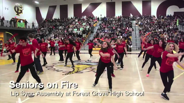 Lip Sync Assembly at Forest Grove High School