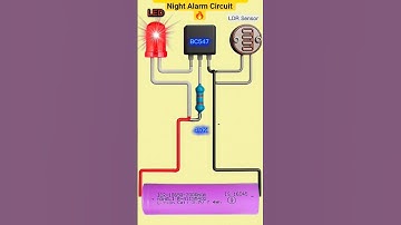 Automatic Night Light Project | LDR Sensor Circuit | Auto Light ON in Darkness | #diy #bome #guess