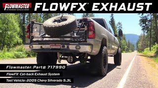 Flowmaster (717990) FlowFX Cat-Back SS Exhaust for 1999-2006 GM 1500 w/ 4.3L V6, and 4.8L, 5.3L V8