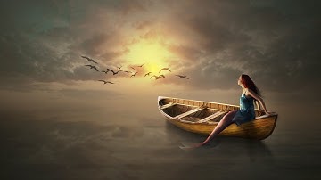 Sunset Reflection - Photoshop Manipulation Tutorial Compositing