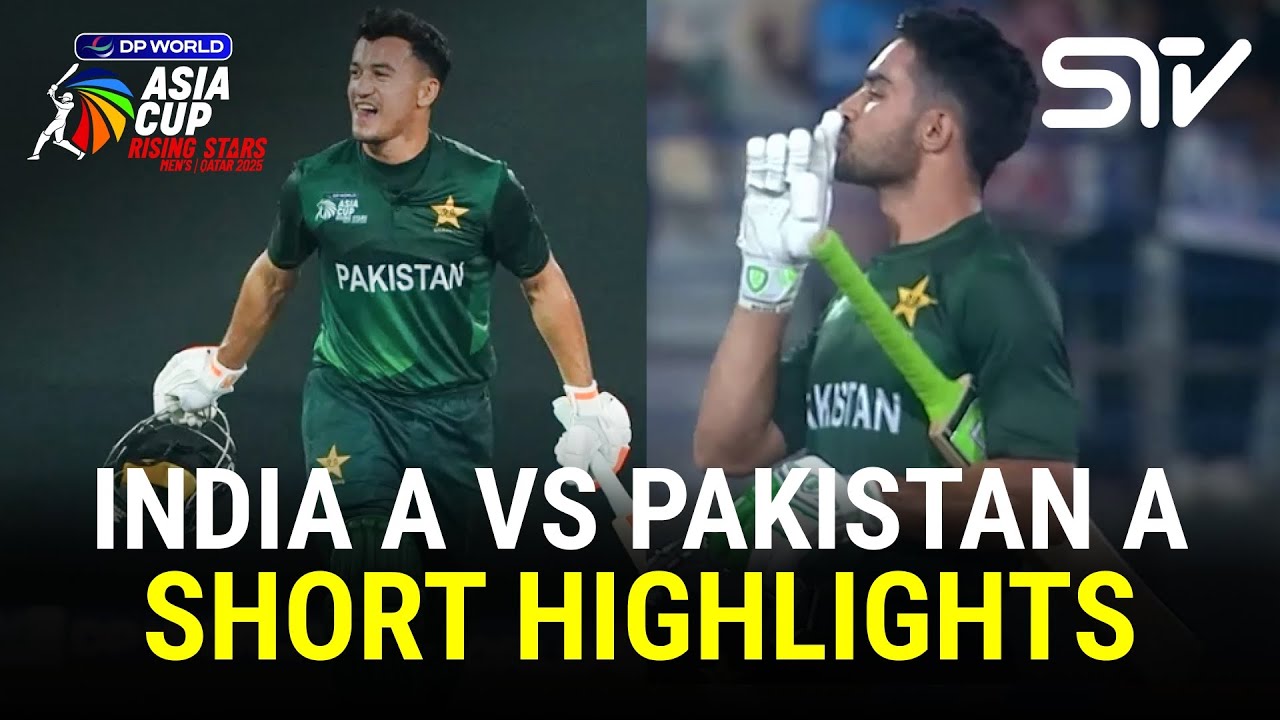 Short Highlights | India A vs Pakistan A | Match 06 | Asia Cup Rising ...