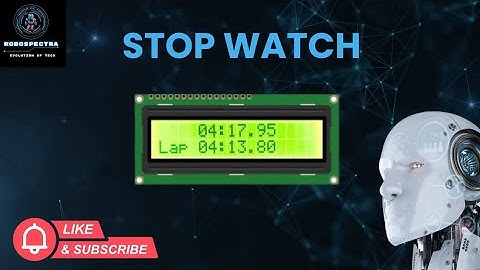 "Stopwatch Robot Timer Using Arduino | Smart Robotics Experiment for Students"