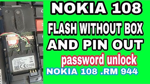 NOKIA 108  HOW TO FLASH WITHOUT BOX AND PIN OUT