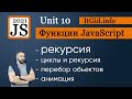 Рекурсия в JavaScript на простых примерах, хватит ее бояться!