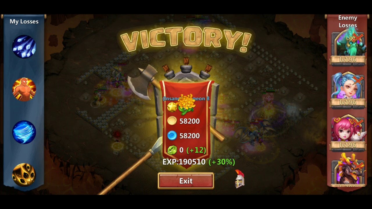 Insane Dungeons 8/1 - 8/10  Speed run