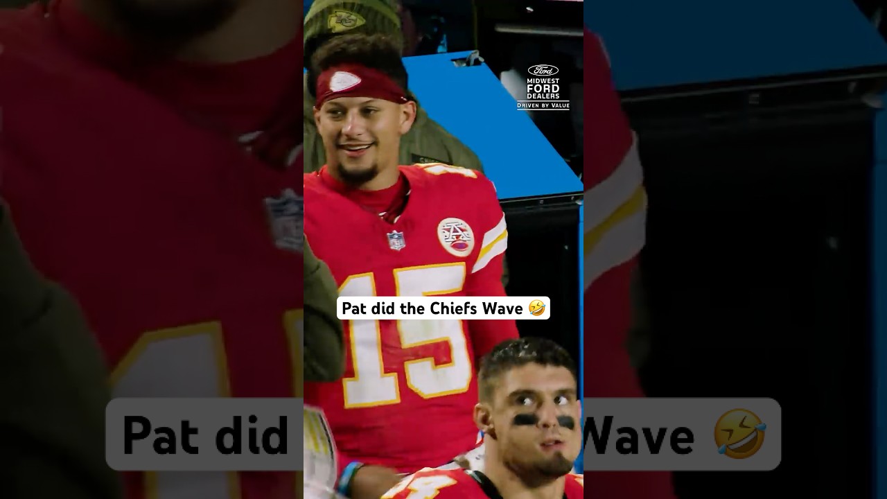 All we need now is for Big Red to do the Chiefs Wave 🤣