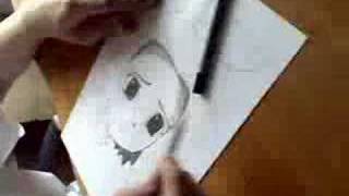 Sakura kid drawing