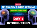 Learn telepathy and mind reading day 1