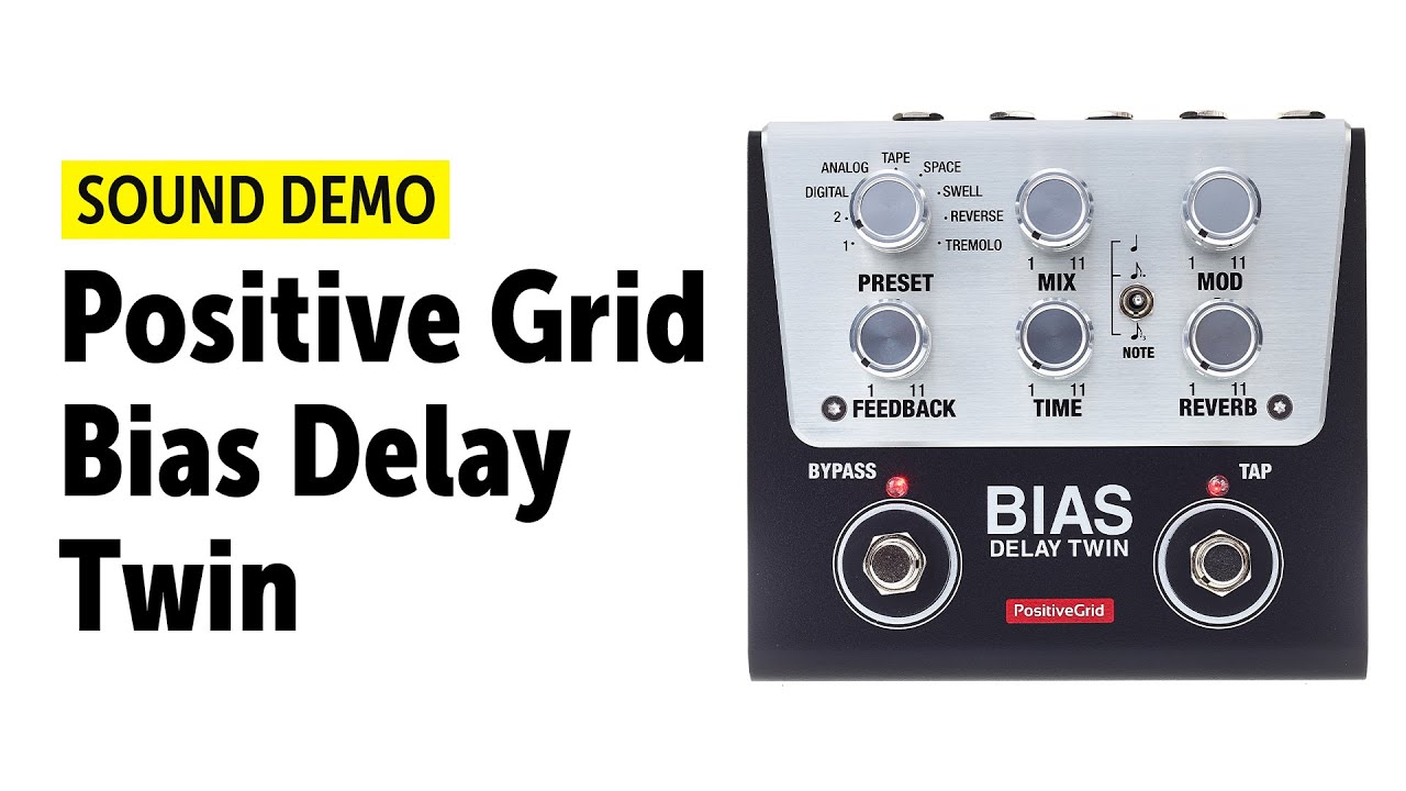 Positive Grid BIAS Delay Twin - Sound Demo (no talking)