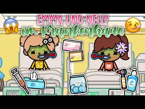 EMMA UND NELLY IM KRANKENHAUS 🤒🏥 | AESTHETIC ROUTINE/ GESCHICHTE | TOCA BOCA STORY DEUTSCH