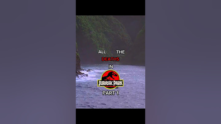 All Deaths in Jurassic part 1 || #jurassicworld #jurassicpark