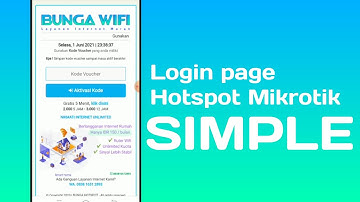 login page hotspot mikrotik simple