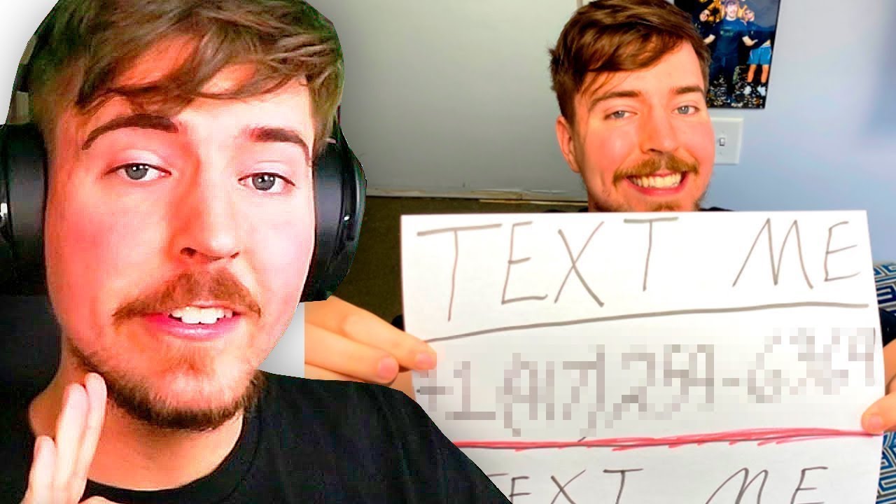 I Leaked My Phone Number MrBeast YouTube