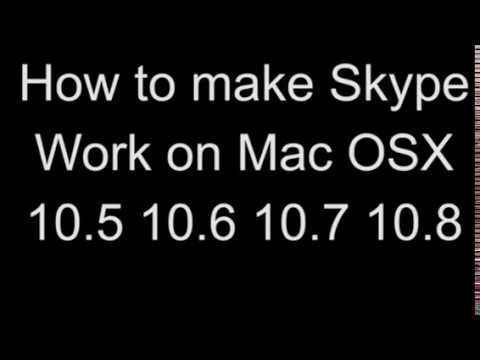 which skype version for mac 10.8