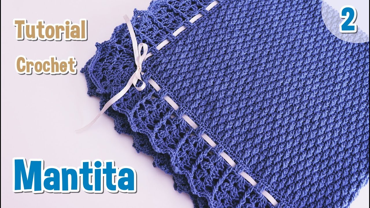 youtube mantas para bebe a crochet