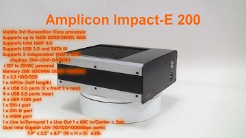 Amplicon Impact-E 200 Embedded PC  from Saelig