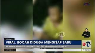 Video Viral Bocah Asyik Isap Sabu