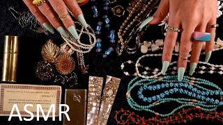ASMR Jewelry Bag (🎧 soft spoken/whisper, crinkles, tapping, scratching)