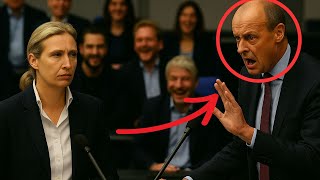 Weidel weint nach Merz-Attacke – doch dann kippt alles und Merz wird ausgelacht!