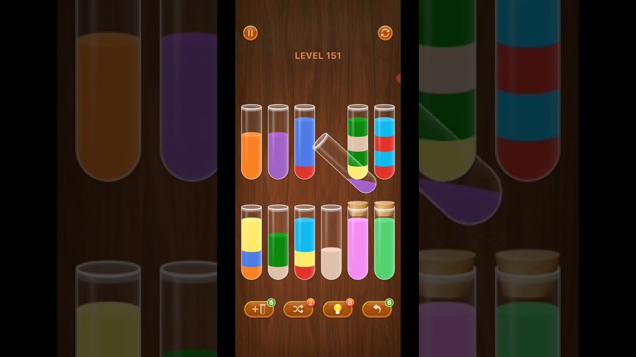Sort Em All Water Puzzle Level 151