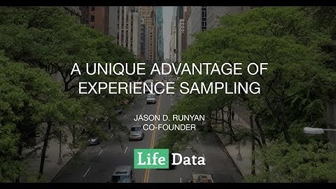 Unique Advantages of the Experience Sampling Method