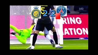 Al Nasr VS PSG 4-5 2023,Friendly Match