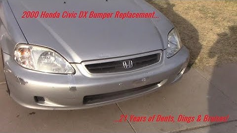 2000 honda civic dx front bumper