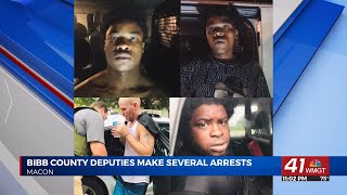 Bibb County deputies make several arrests